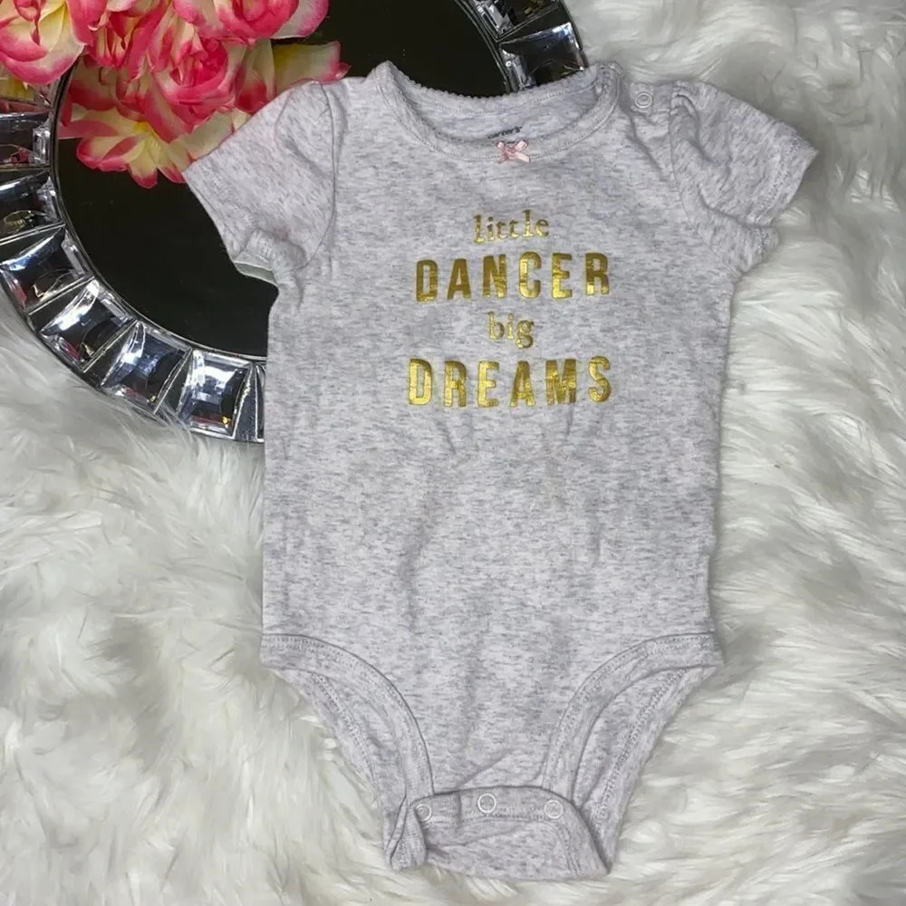 Carter’s Little Dancer two sets of onesies W/ matching leggings and tutu… - Picture 3 of 4